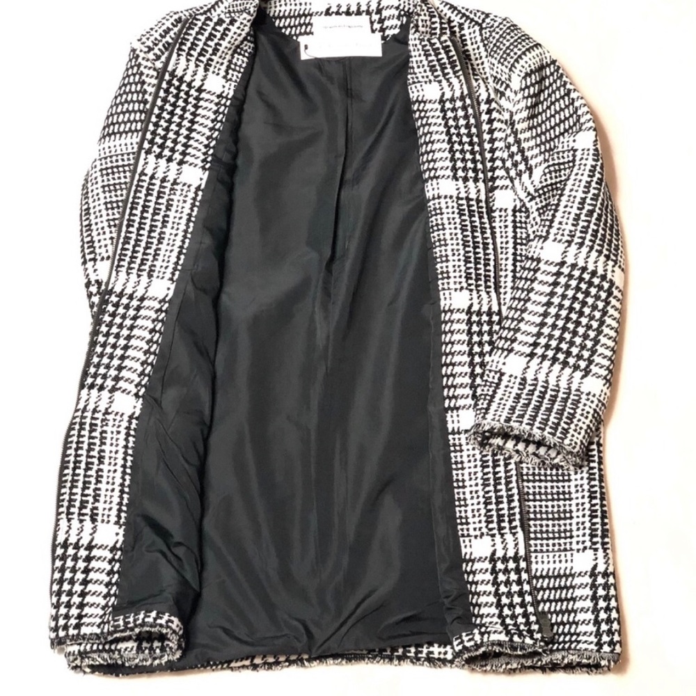 Cupcakes & Cashmere Fringe Edges Plaid Long Jacket - Picture 7 of 8